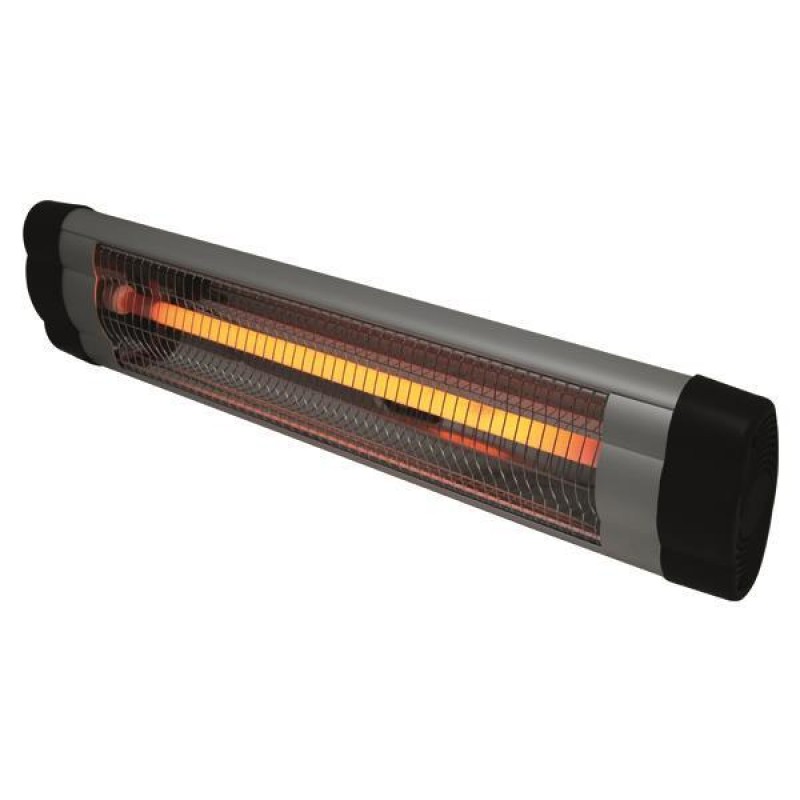 Eurolamp 300-42003 Σόμπα Χαλαζία Επιτοιχια με Θερμοστάτη 3000W 